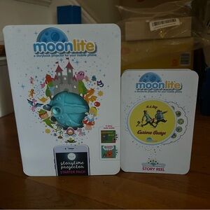 Moonlite Storytime Projector Starter Pack + Additional Curious George Story Reel